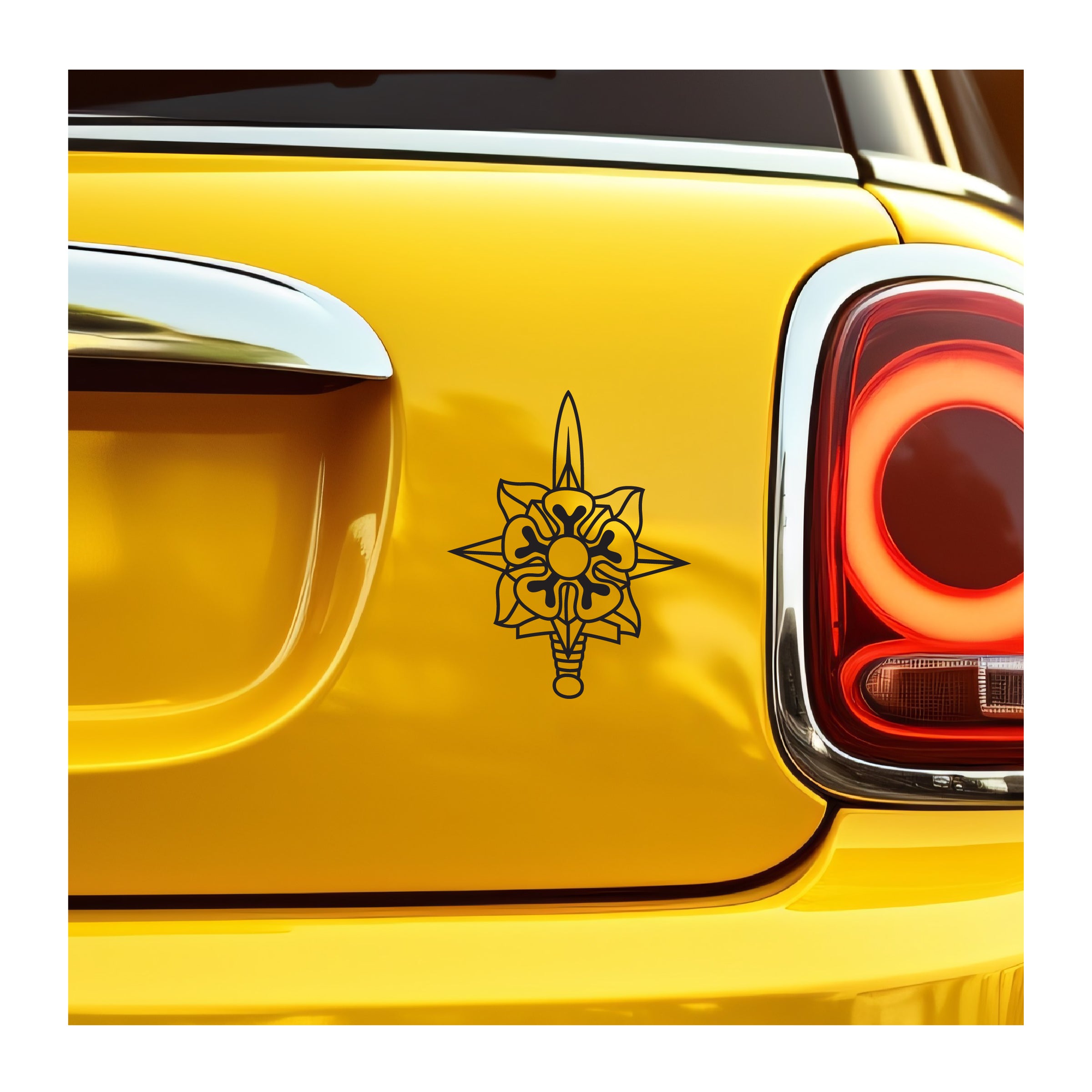 Military Intelligence MI Branch Vinyl Decal black